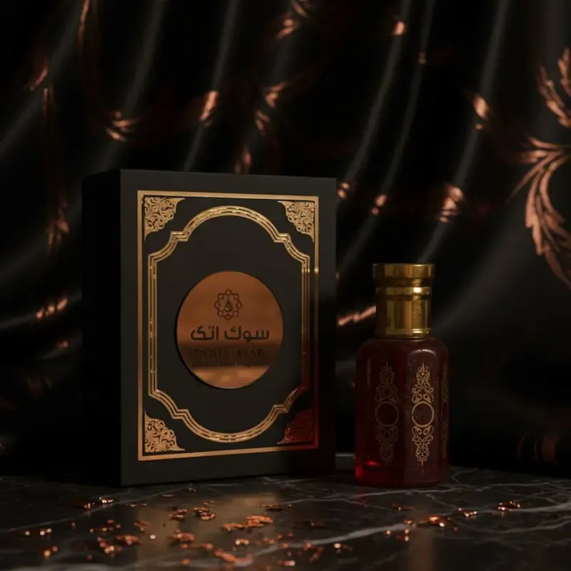 Arabian Brown Oud Natural Attar from Kannauj | Premium Alcohol-Free Attar